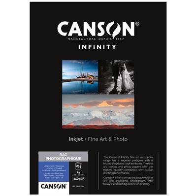 CANSON Infinity Papier Rag Photographique 310g A4 25 feuilles